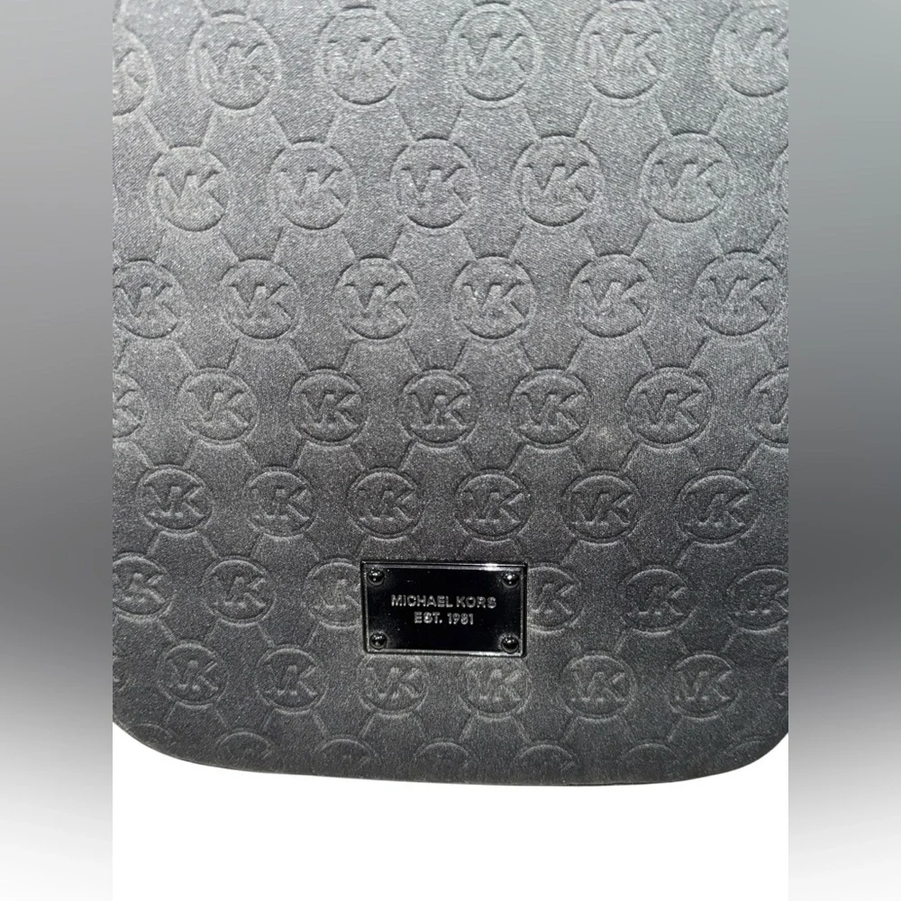 Michael Kors Black Embossed‎ Logo iPad Sleeve Cover